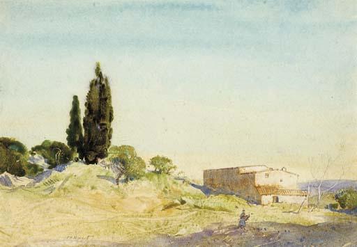 Cecil Arthur Hunt, V.P.R.W.S. - Valescure, near St Raphael, Var, Southern France