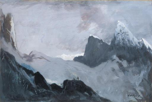 Cecil Arthur Hunt - Dawn, Col du Fresnay