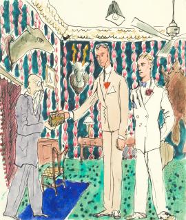 Cecil Beaton - Illustrations for These Fine Adventurers, or Mission to Mombasa