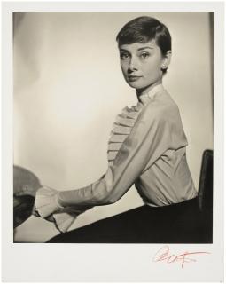Cecil Beaton - Portrait photograph of Audrey Hepburn, London, 1955