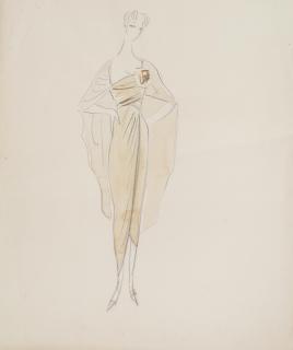 Cecil Beaton - Sixteen drawings of various subjects, mostly costume studies and portraits of women