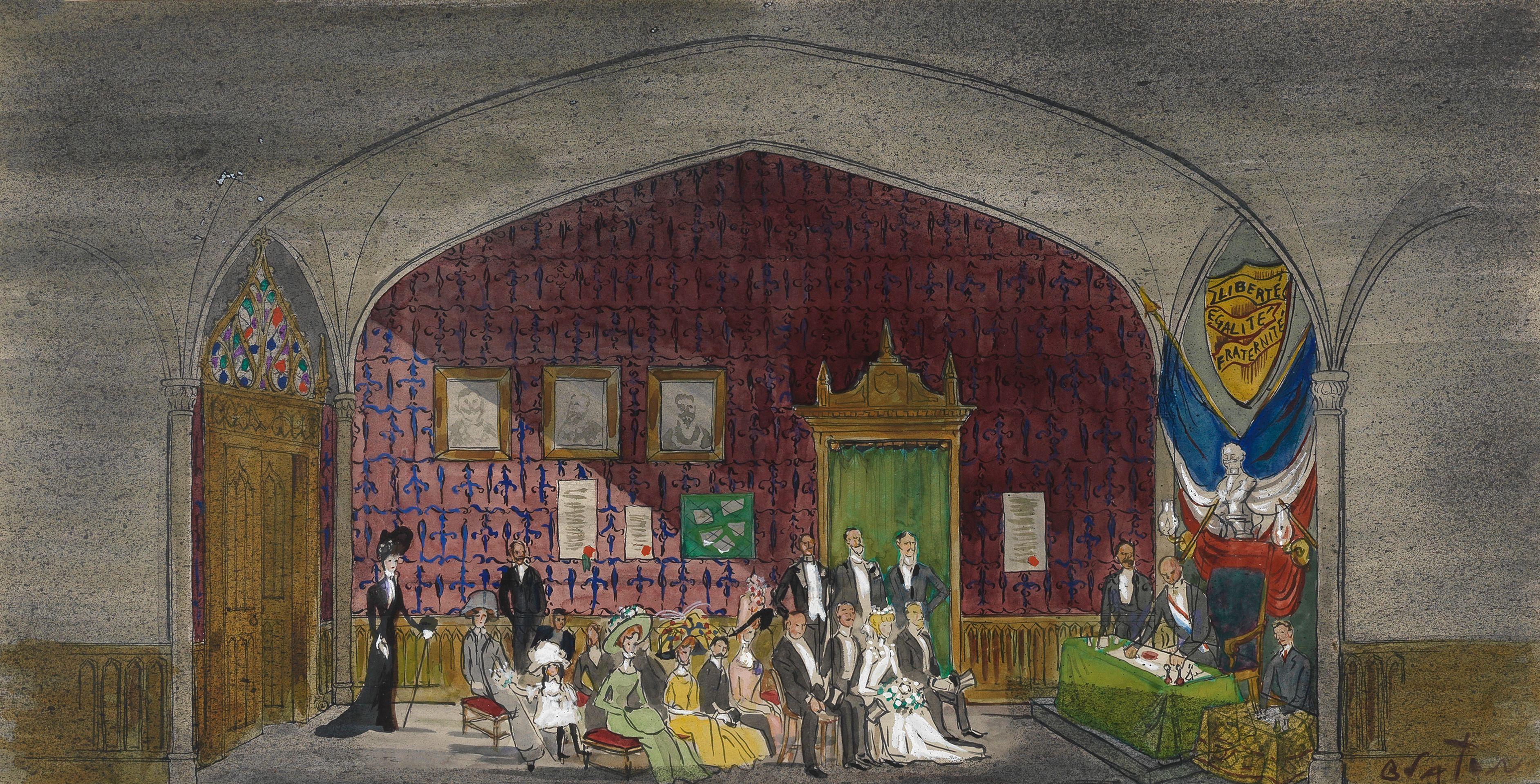 Cecil Beaton - Stage Set Design for Look After Lulu!