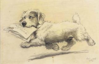 Cecil Charles Windsor Aldin - \'Your Christmas Mail\'