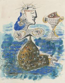 Cecil Collins, R.A. - Girl Fool