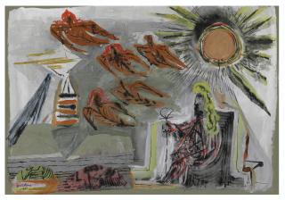 Cecil Collins, R.A. - Sun King