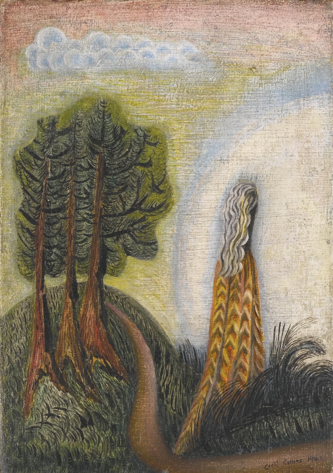 Cecil Collins, R.A. - The Greeting