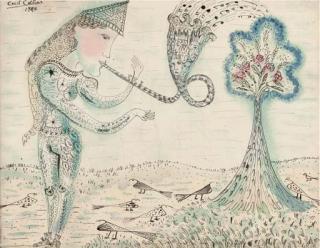 Cecil Collins - Charming Birds Out Of Trees