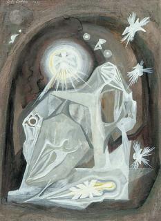 Cecil Collins - The Haunted Tomb