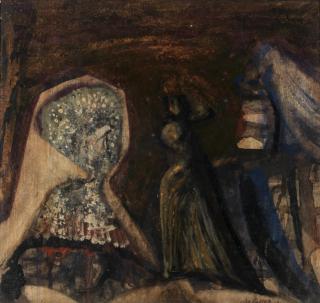 Cecil Collins - Woman And Landscape