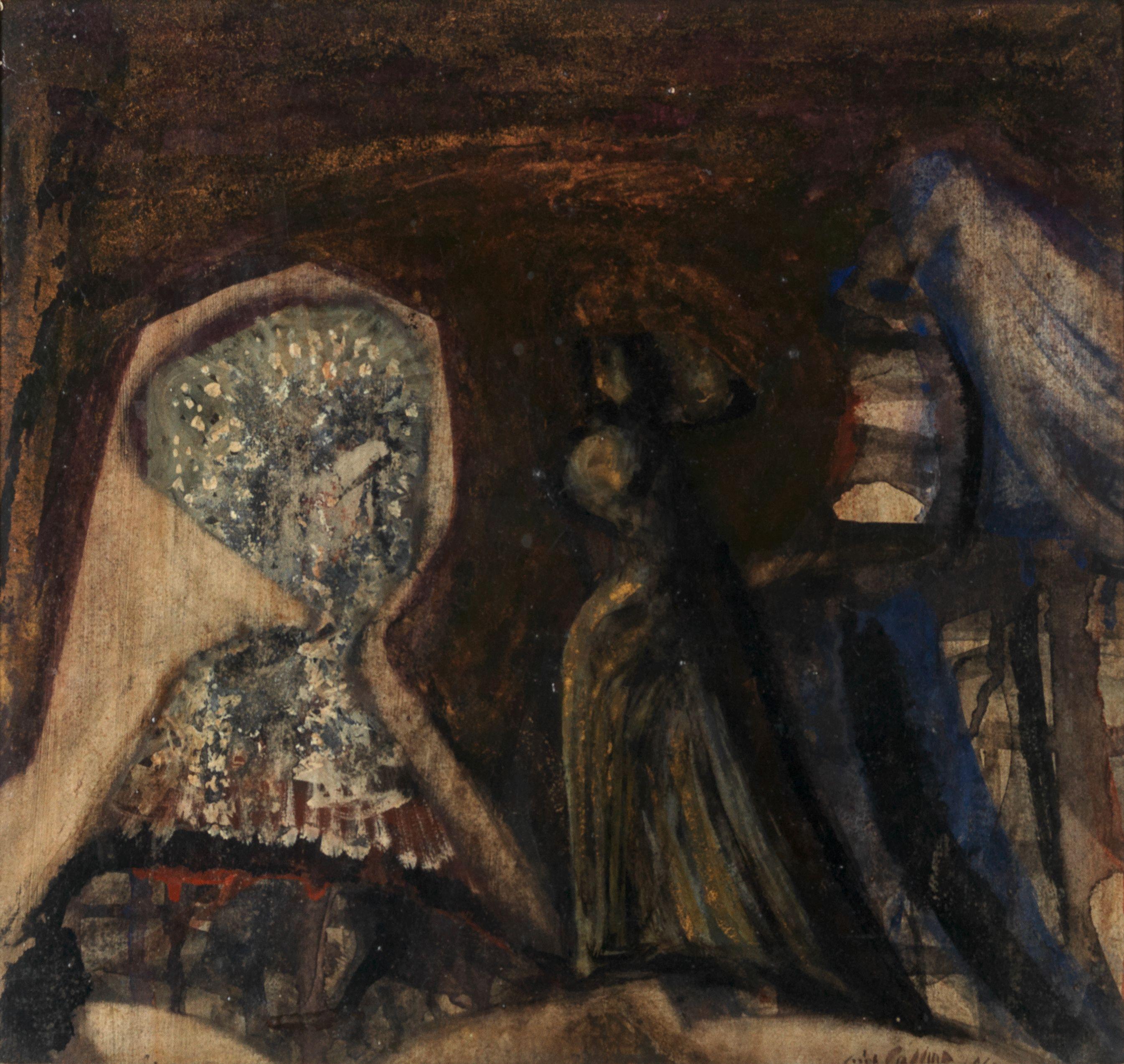 Cecil Collins - Woman and Landscape