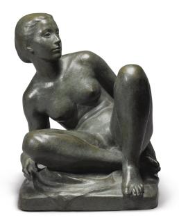 Cecil De Blaquiere Howard - Seated Female Nude