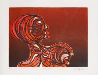 Cecil Edwin Frans Skotnes - Eight woodcuts from the series Baudelaire\'s Voyage to the Cape (i-viii), 1975: