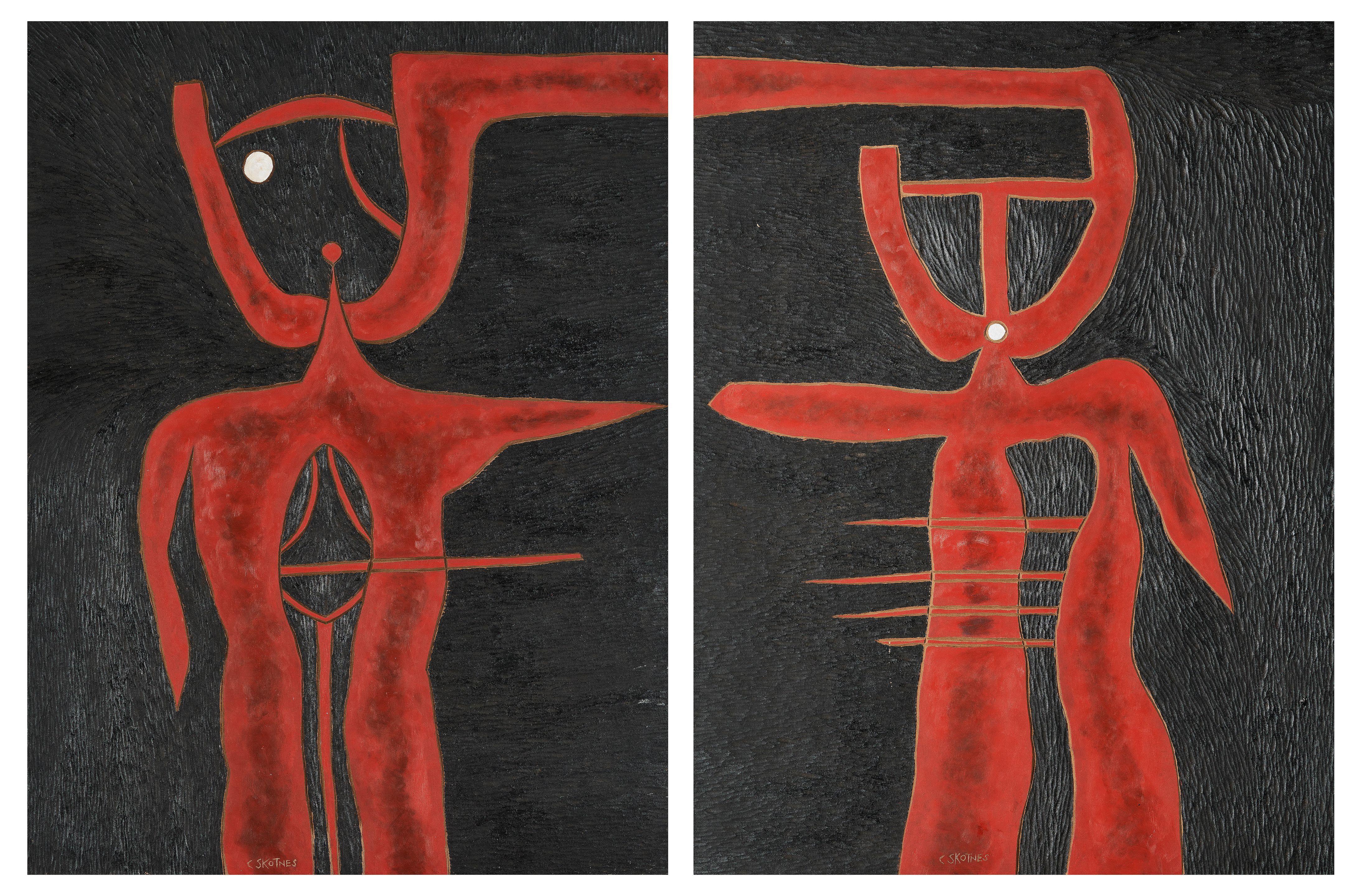 Cecil Edwin Frans Skotnes - Lovers (pair)