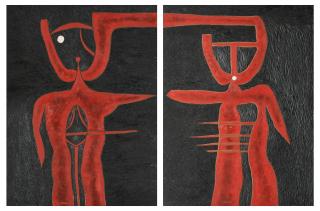 Cecil Edwin Frans Skotnes - Lovers (pair)