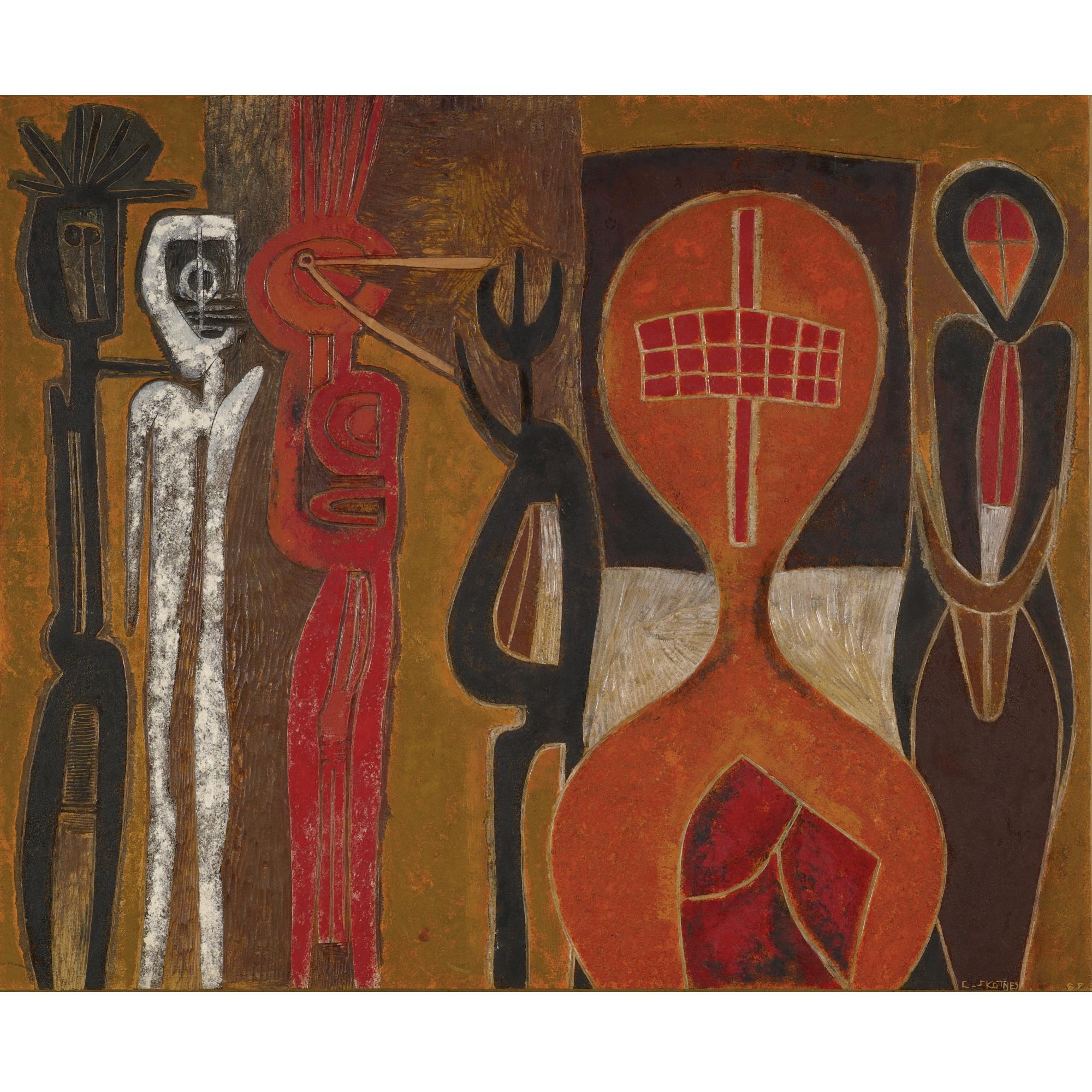 Cecil Skotnes - Ancestral Figures