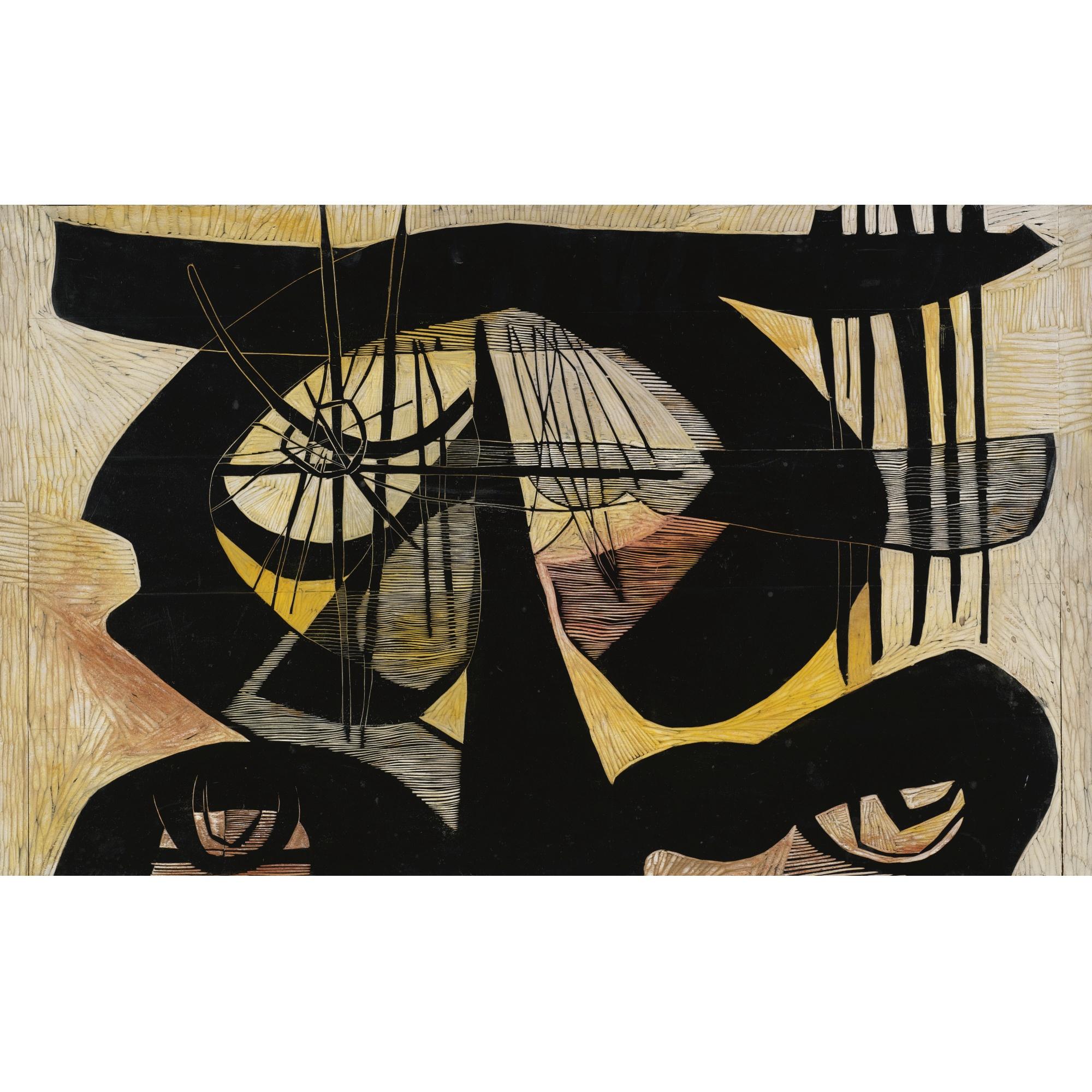 Cecil Skotnes - Head And Reclining Woman