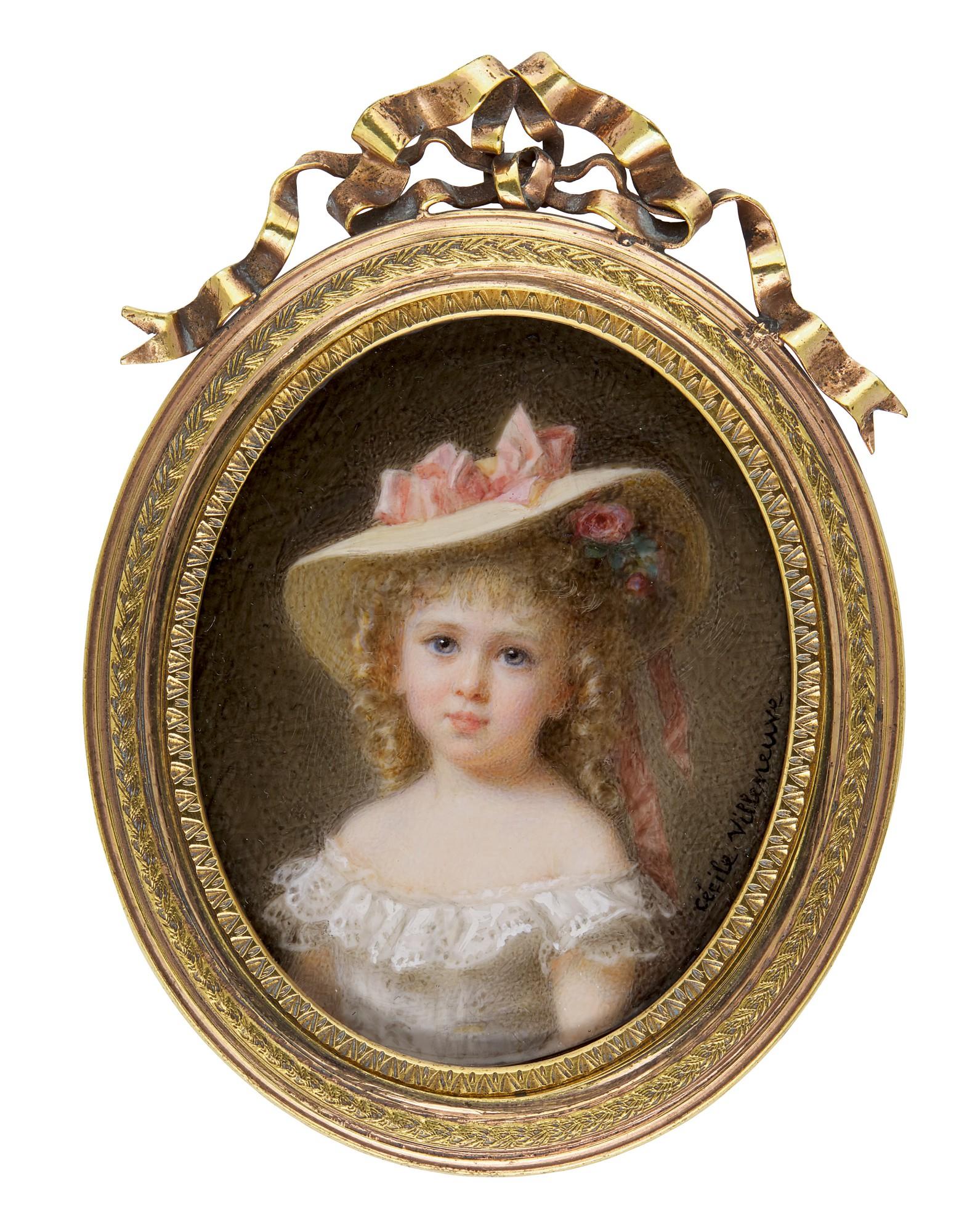 Cécile Villeneuve - Portrait Of Germaine Roussel, Later Duchesse D\'Elchingen, Princesse De La Moskowa (1873-1930)