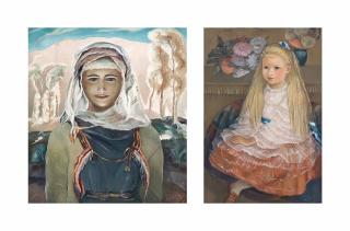 Cecile Walton - The little sphinx; and The favourite dress