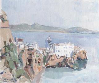 Cees Van Ijsseldijk - A bay on Ibiza, Spain