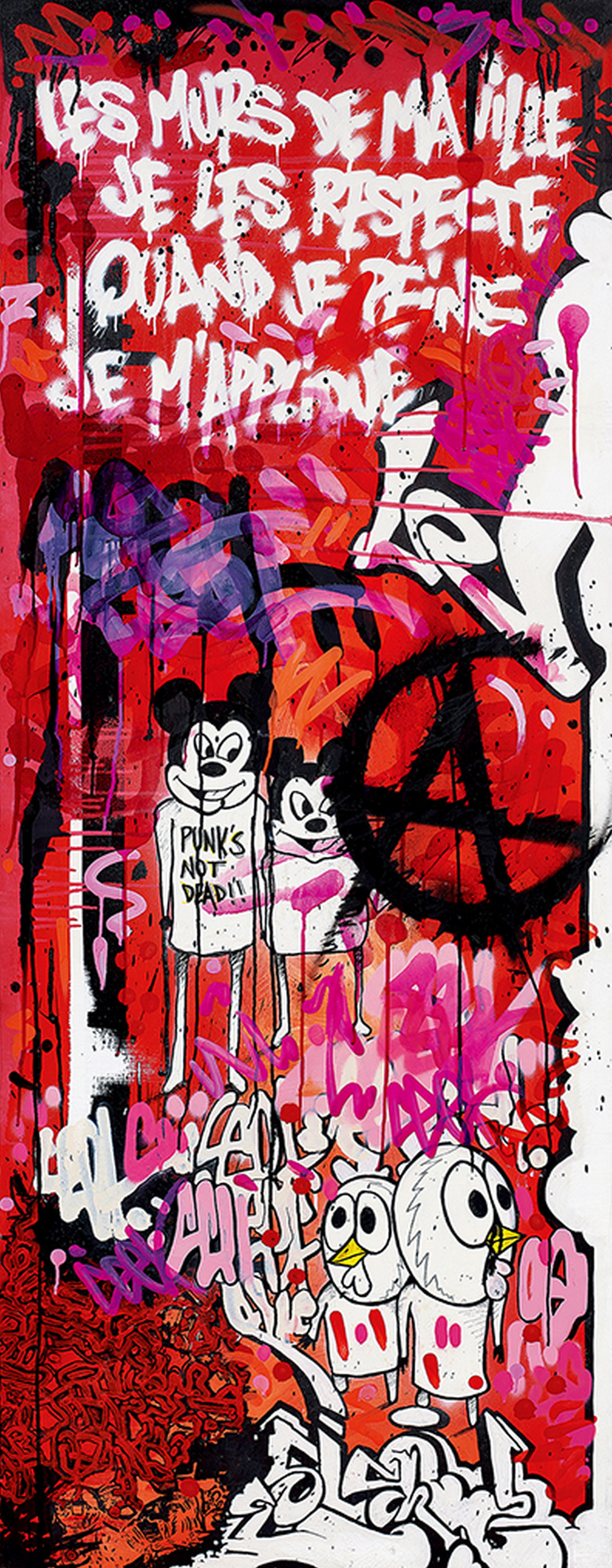 Ceet Fouad - Punk Is Not Dead 2(Painted In 2003)