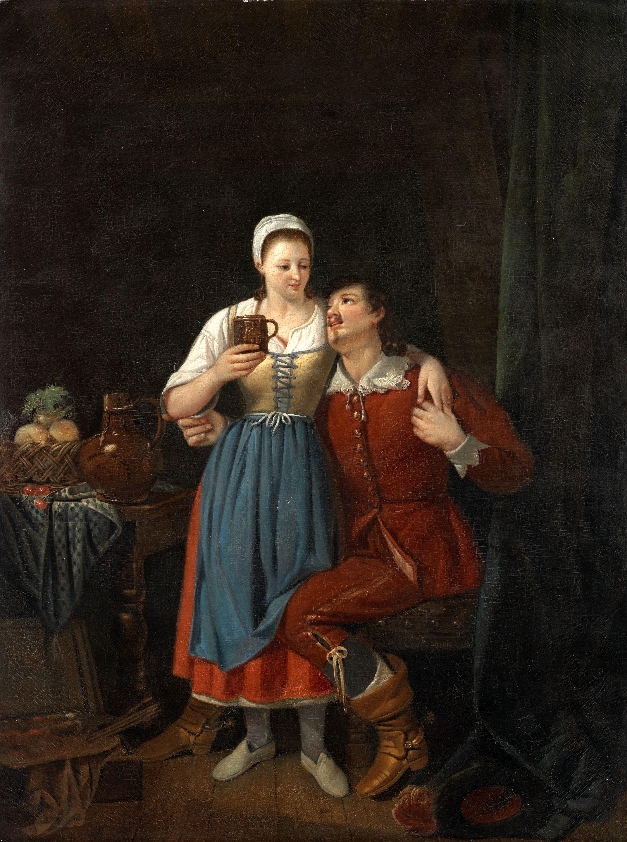Célestin Francois - Tavern scene