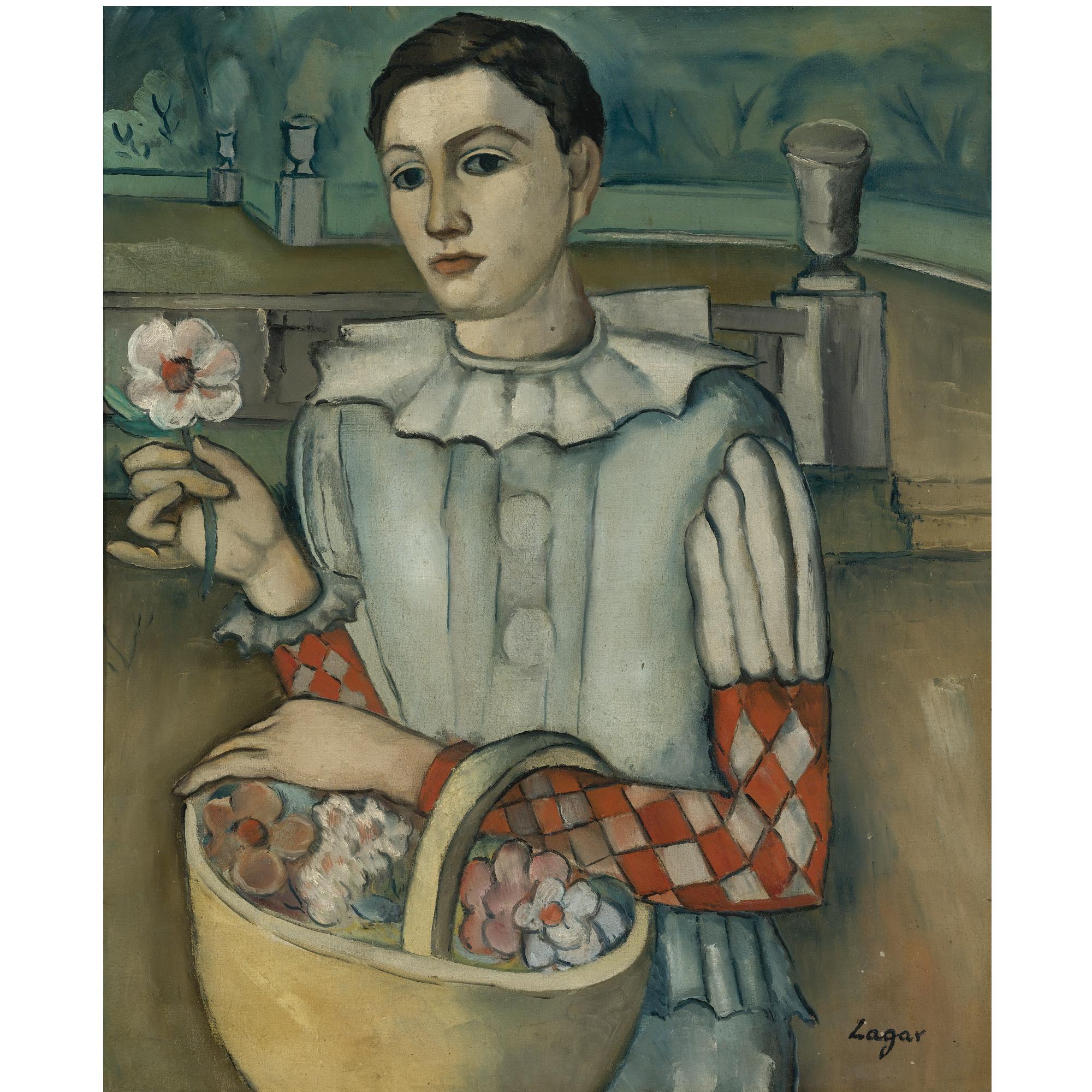 Celso Lagar - Arlequín (Harlequin With A Flower)