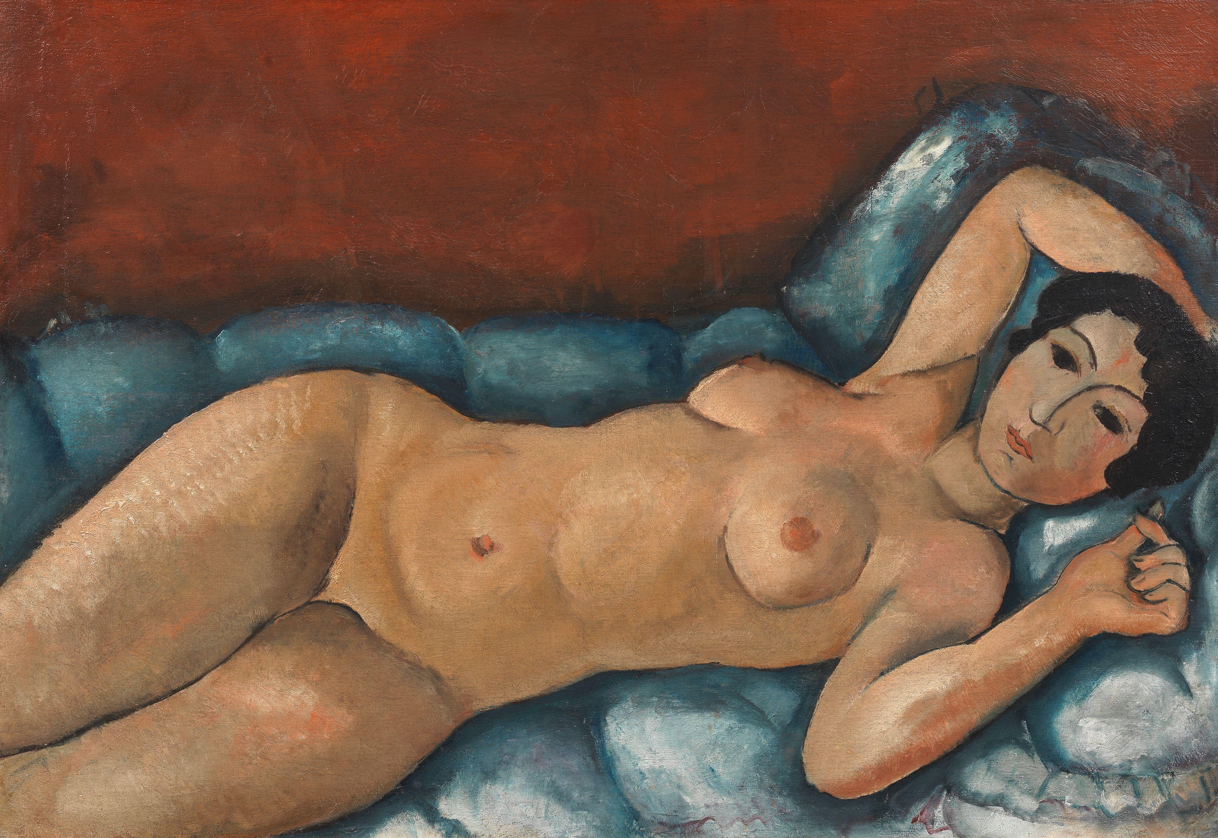 Celso Lagar - Desnudo acostado