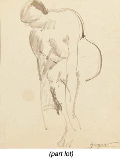 Celso Lagar - Mujer lavandosé los pies