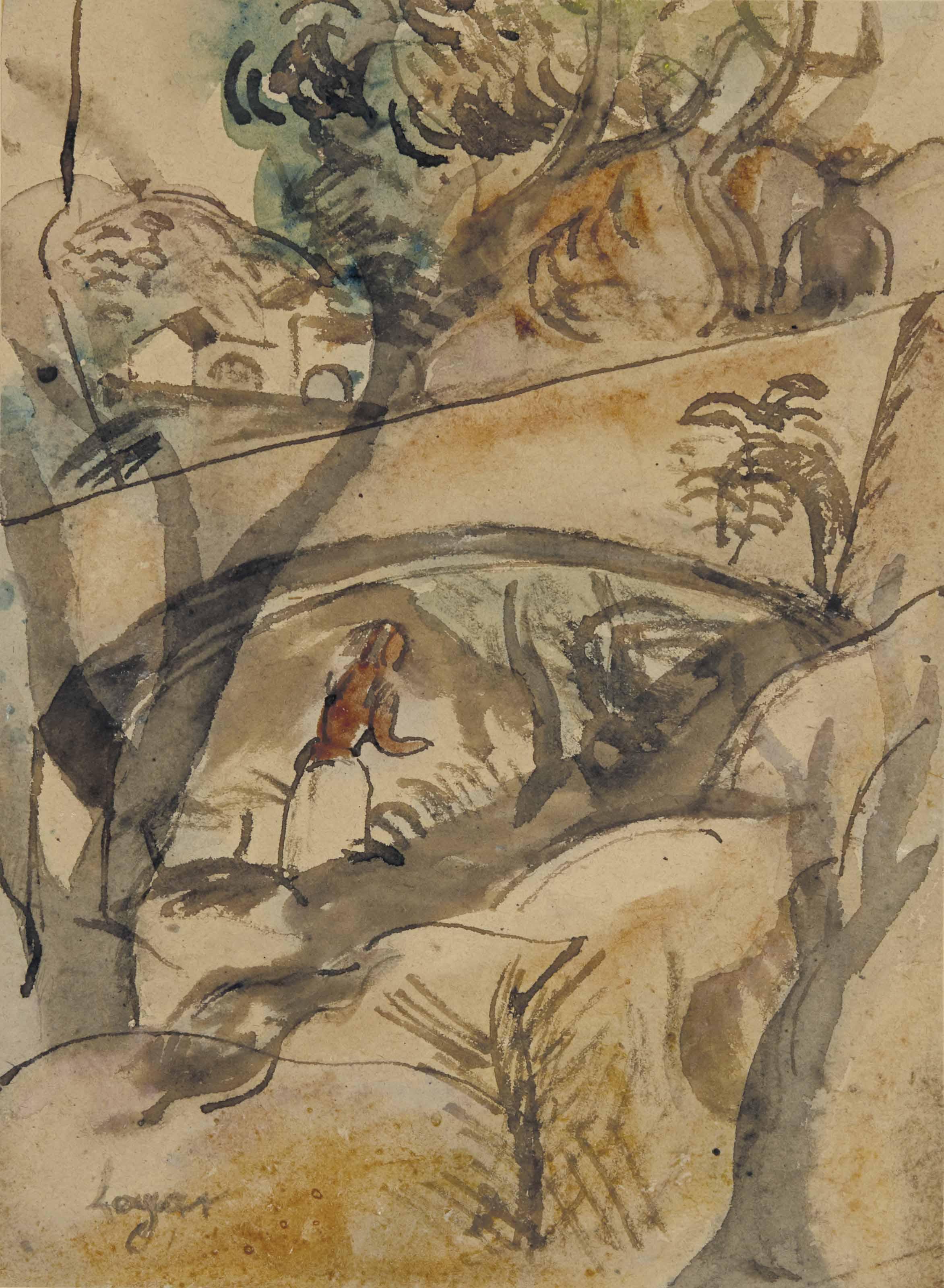 Celso Lagar - Paysage exotique