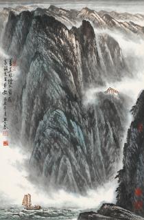 Cen Xuegong - Sailing in the Gorge