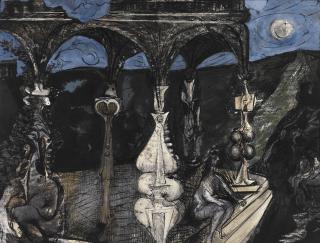 Ceri Richards - Caryatides