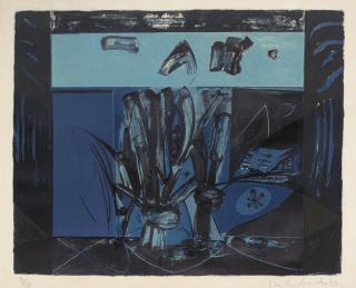 Ceri Richards - La Cathèdrale Engloutie I (Sanesi 38)