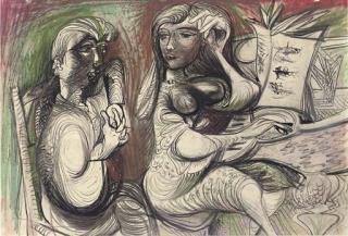 Ceri Richards - Man And Woman