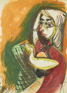 Ceri Richards - Seated Woman