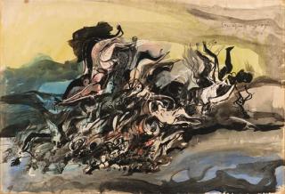 Ceri Richards - Sketch for a Rape of the Sabines