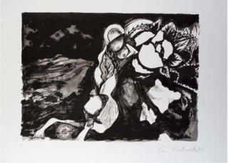 Ceri Richards - The Crooked Rose, from The Dylan Thomas Suite (Sanesi 48)