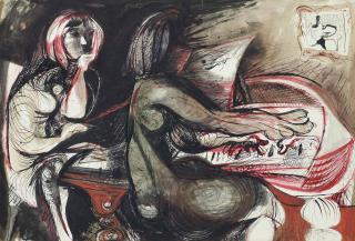 Ceri Richards - Two Musicians