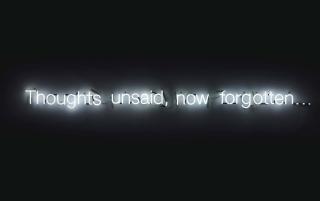 Cerith Wyn Evans - Thoughts Unsaid, Now Forgotten…