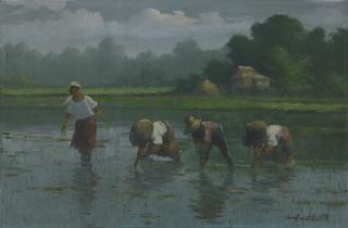 Cesar Buenaventura - Planting Rice