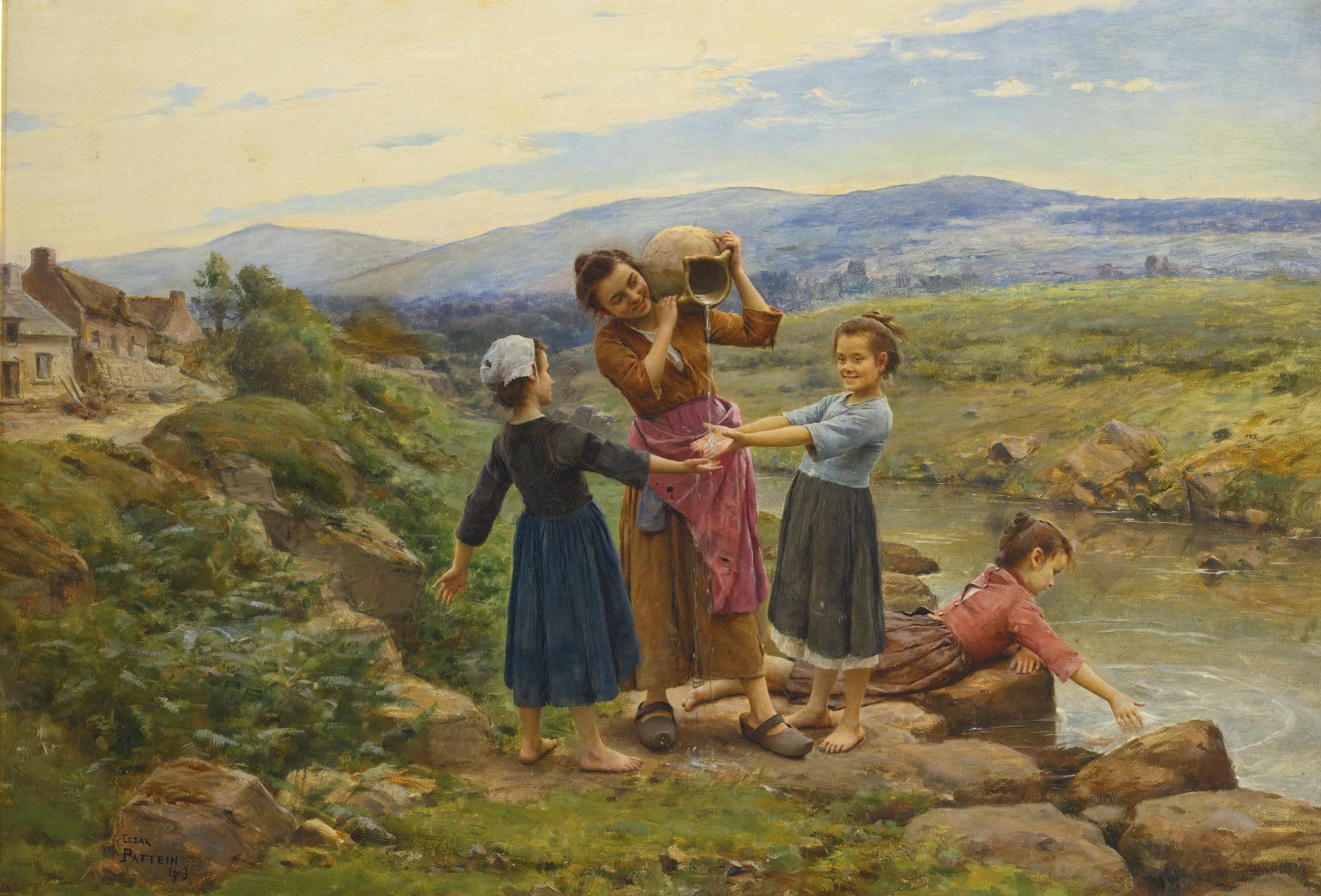 César Pattein - Playing By The River