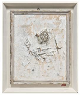 César - Assemblage reliquaire avec autoportrait