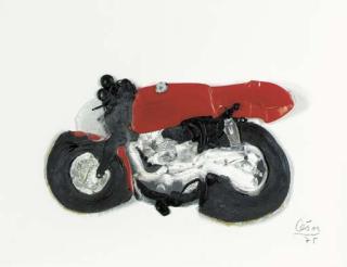 César - Compressed Motorcycle (two works)
