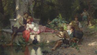 Cesare Auguste Detti - A Summer Idyll