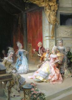 Cesare-Auguste Detti - The arrival