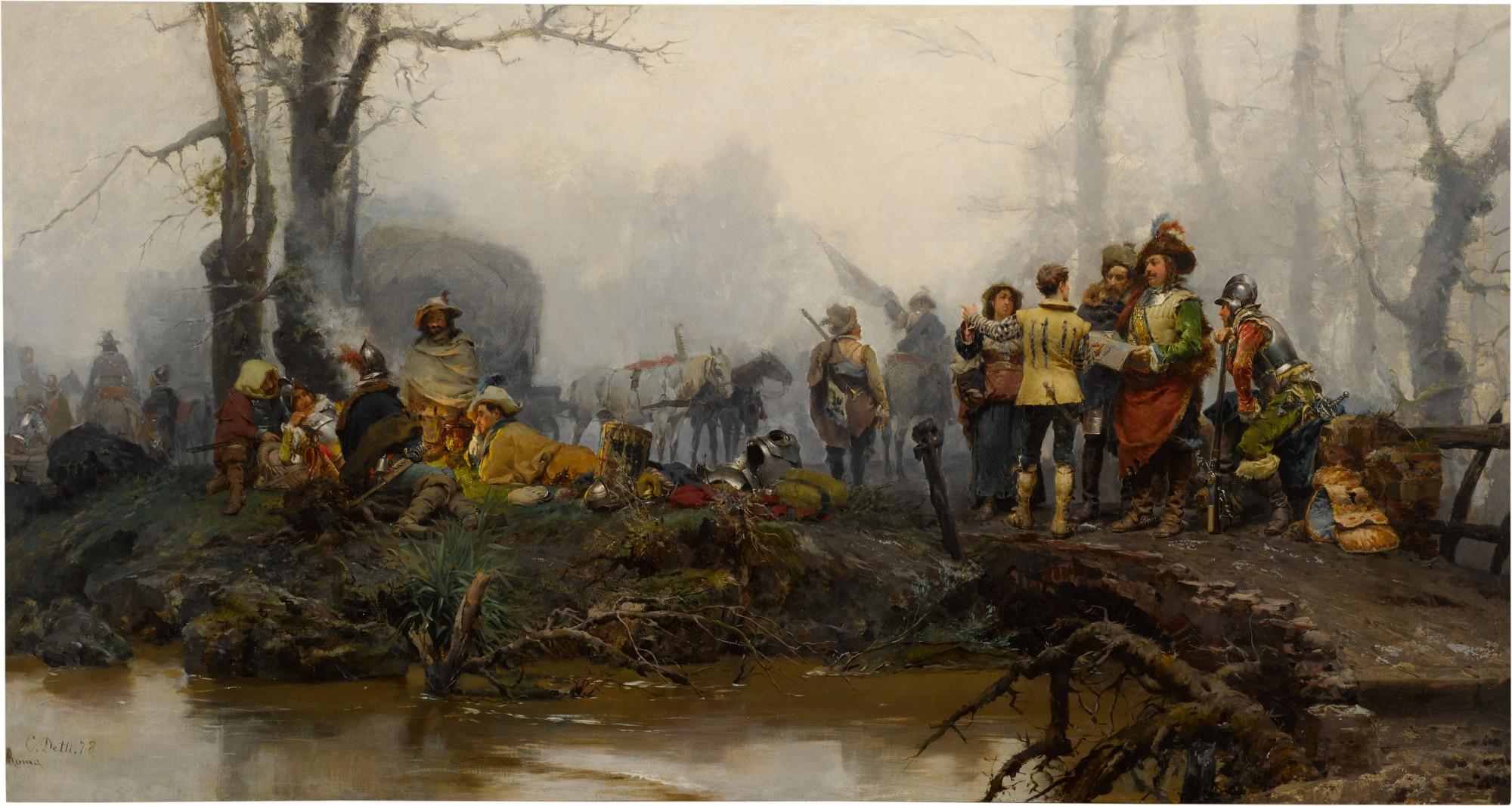 Cesare Auguste Detti - The Encampment