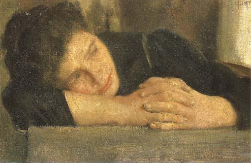 Cesare Ciani - Giovane donna pensosa