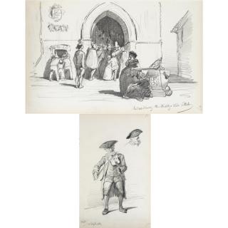 Cesare Dell\'Acqua - Italian Two Sketch Books