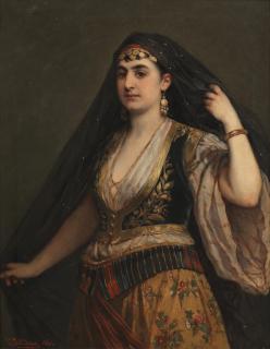 Cesare Felix Georges dell\' Acqua - Odalisque