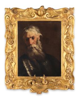 Cesare Fracanzano - Study of a bearded man, bust-length, wearing armour