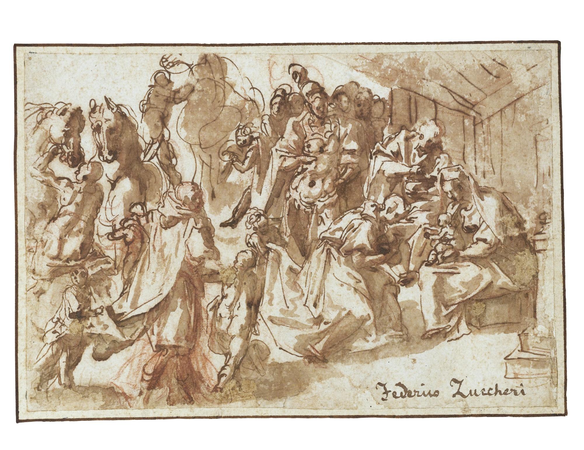 Cesare Franchi - The Adoration Of The Magi